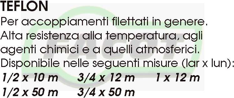TEFLON 1/2X12 SP 0.076    