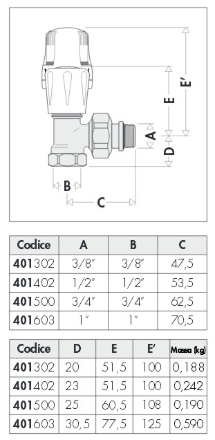 VALV SQ TERMOS X FERRO 1" 