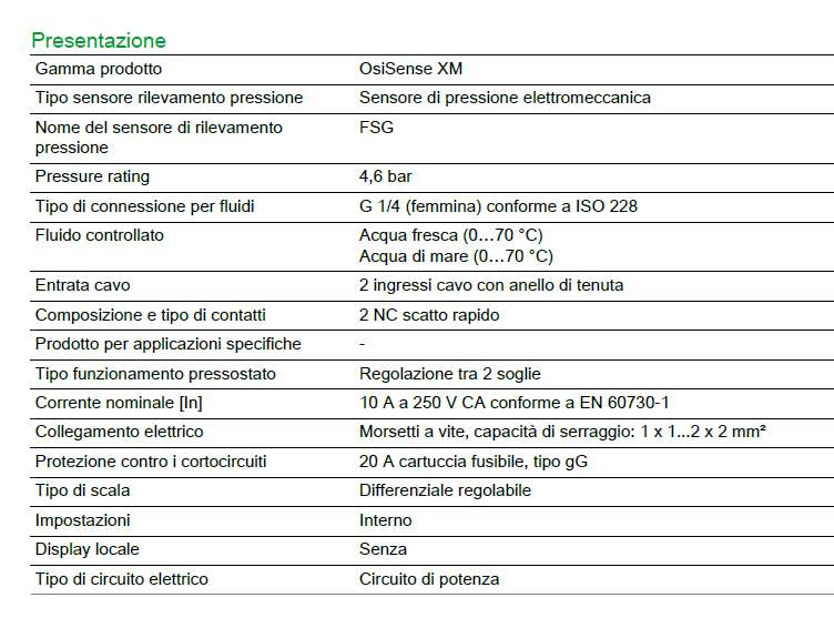 PRESSOST AUTOCL SQUARE D  