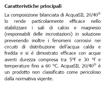 ACQUASIL 20/40 POLIFOS 1LT