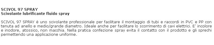 SCIVOLINA SPRAY 400ML     