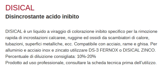 DISINCROSTANTE DISICAL 1LT