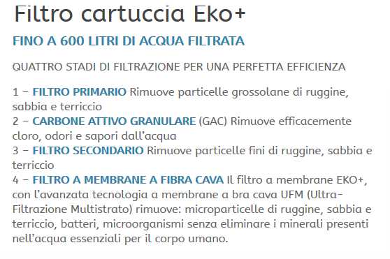 CARTUCCIA RICAMBIO EKO+   