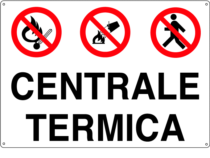CARTEL CENTR TERMICA 30x20