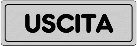 CART ADESIVO USCITA   15X5