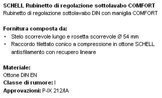 RUBINETTO REGOL SOTTOL 1/2