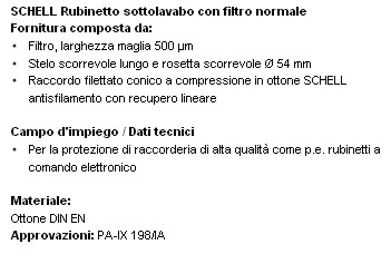RUBINETTO SOTTOL C/FIL 1/2