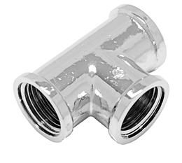 TEE CROMATO OTTONE 3/8    