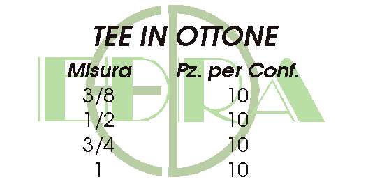 TEE CROMATO OTTONE 3/8    