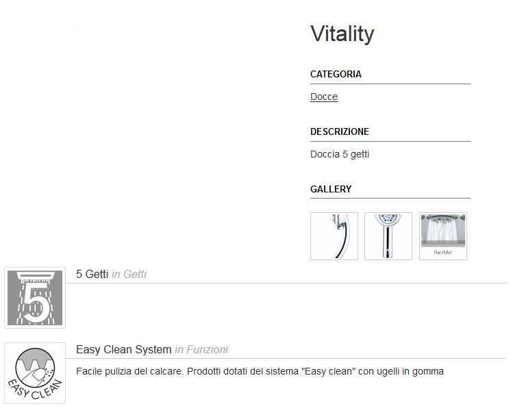 DOCCETTA VITALITY 5J CROMO