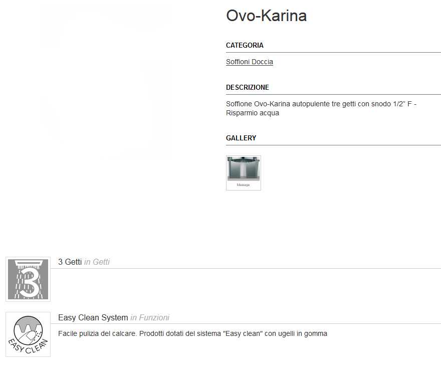 SOFFIONE OVO-KARINA 3J CRO