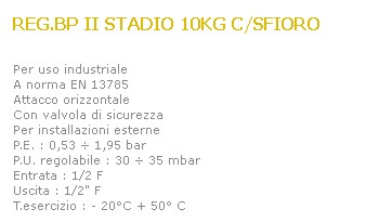 REGOL.BASSA PRES.1/2FX1/2F