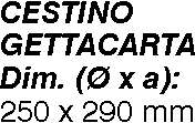 CESTINO GETTACARTA        