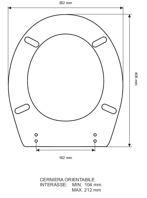SEDILE GEMMA CLASSICO BIA.