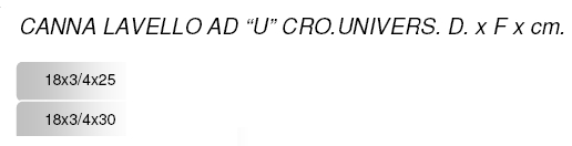 BOCCA ROVES cm 25 x GR LAV