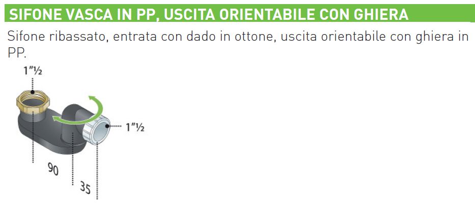 SIFONE VASCA SOND. D.1,1/2