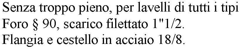 PIL BASKET LAVEL C/T TO AN