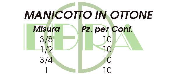 MANICOTTO CROMATO OTT 3/8 