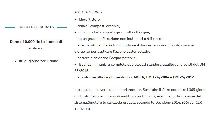 CARTUCCIA-FILTRO 10000 LT 