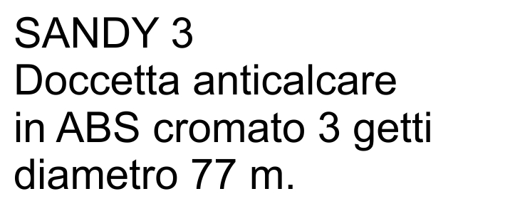 DOCCETTA SANDY 3 ANTIC diametro 77