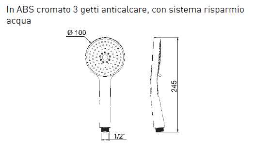 DOCCETTA ELISA ABS 3J diametro 100