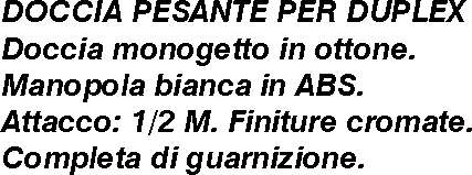 DOCCETTA PESANTE C/CUR BIA