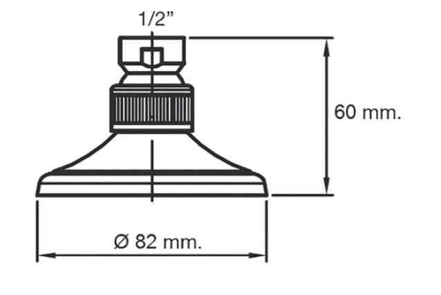 SOFFIONE DOCC CAMPANA  diametro 80