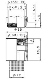 AERATORE AFO 16x1 FEMM "A"