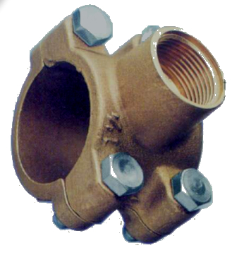 PRESA STAFFA ACQUA 3/8X1/2