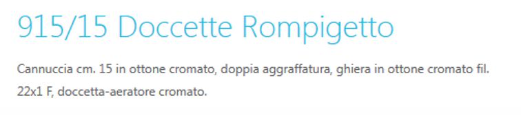 CANNUCCIA C/ECON 15cm B/CR