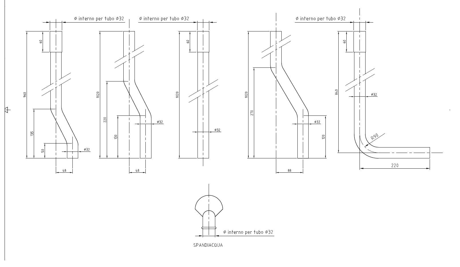 KIT COMPL TUBI SCAR+SPANDI