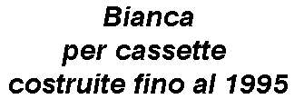 PLACCA MONO CLASSIC BIANCA