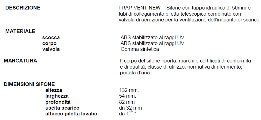 STUDOR TRAP-VENT 32X11/4 B