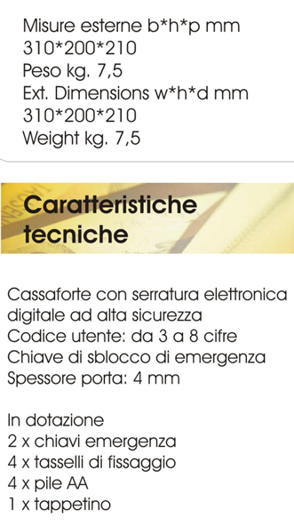 CASSAFORTE BOXER 31x20x21 