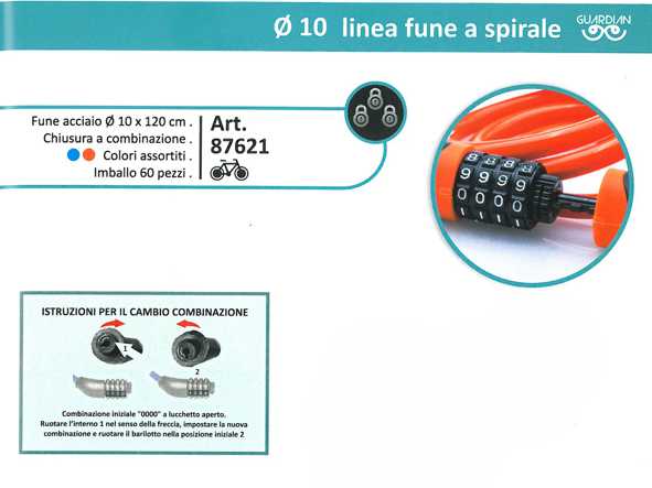 FUNE ACC SPIR/COM 10x120CM