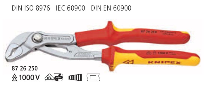 PINZA COBRA ISOL 1000V 250