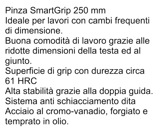 PINZA SMART GRIP   MM  250
