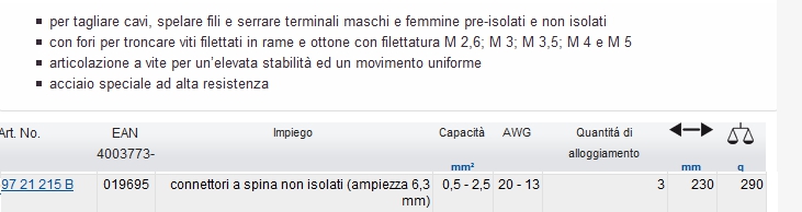 PINZA CAPICORDA MAN BICOMP