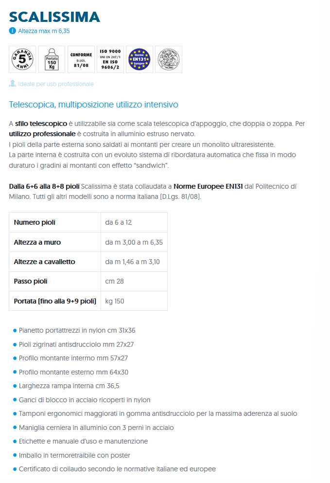 SCALA SCALISSIMA 10+10 GR 