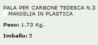 PALA CARBONE 3 24X32X38 SM