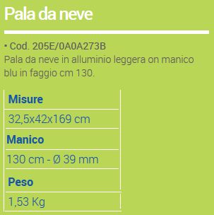 PALA NEVE ALL CON MAN 620G