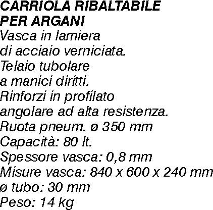 CARRIOLA RIBALT SMAI  GONF