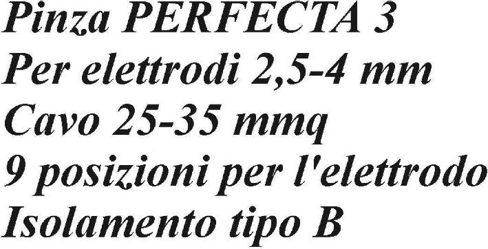 PINZA P/ELETTRODI PERFEC 3