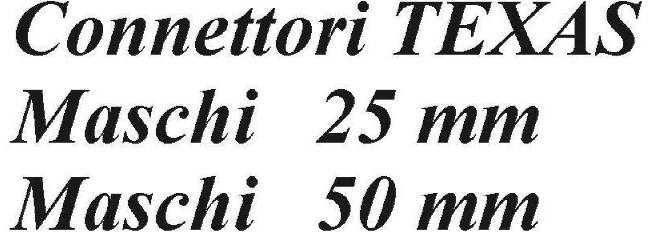 CONNETTORE M TEXAS mm 25  