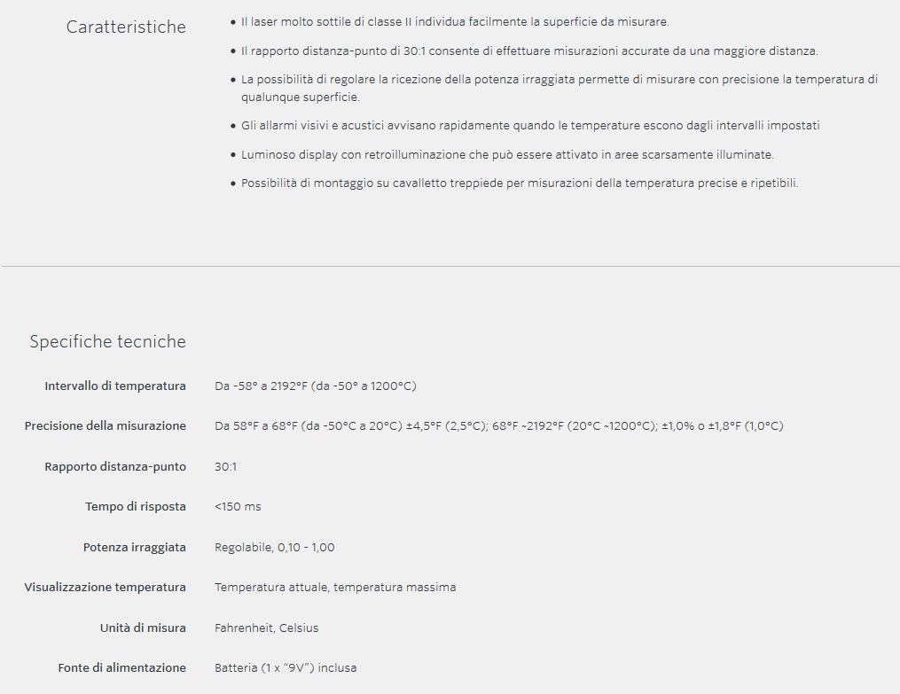 TERMOMETRO MICRO IR-200   