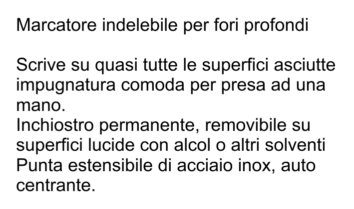 MARCATORE INDELEBILE ROSSO
