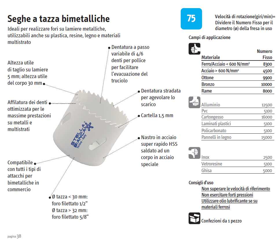 SEGA A TAZZA BIMETAL diametro 200 