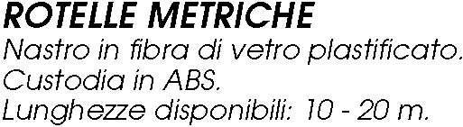 ROTELLA METRICA ABS 10 m  