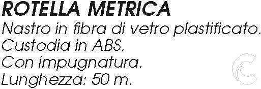 ROTELLA METRICA ABS 50 m  