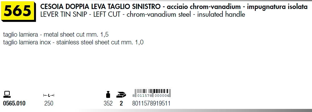 CESOIE LAMIERA CUR.T/SINIS